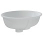 vidaXL Lavabo de baño ovalado cerámica blanco 37x31x17,5 cm vidaXL Lavabo de baño ovalado cerámica blanco 37x31x17,5 cm