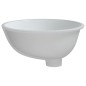 vidaXL Lavabo de baño ovalado cerámica blanco 37x31x17,5 cm vidaXL Lavabo de baño ovalado cerámica blanco 37x31x17,5 cm