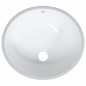 vidaXL Lavabo de baño ovalado cerámica blanco 37x31x17,5 cm vidaXL Lavabo de baño ovalado cerámica blanco 37x31x17,5 cm