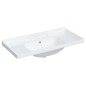 vidaXL Lavabo de baño rectangular cerámica blanco 100x48x23 cm vidaXL Lavabo de baño rectangular cerámica blanco 100x48x23 cm