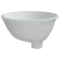 vidaXL Lavabo de baño ovalado cerámica blanco 33x29x16,5 cm vidaXL Lavabo de baño ovalado cerámica blanco 33x29x16,5 cm