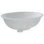 vidaXL Lavabo de baño ovalado cerámica blanco 49x40,5x21 cm vidaXL Lavabo de baño ovalado cerámica blanco 49x40,5x21 cm