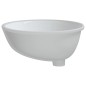 vidaXL Lavabo de baño ovalado cerámica blanco 49x40,5x21 cm vidaXL Lavabo de baño ovalado cerámica blanco 49x40,5x21 cm