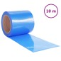 vidaXL Tira de cortina para puertas PVC azul 200x1,6 mm 10 m vidaXL Tira de cortina para puertas PVC azul 200x1,6 mm 10 m