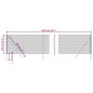 vidaXL Cerca de alambre gris antracita 1,1x10 m vidaXL Cerca de alambre gris antracita 1,1x10 m
