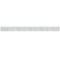 vidaXL Cerca de alambre con brida gris antracita 1,6x25 m