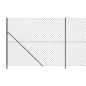 vidaXL Cerca de alambre con brida gris antracita 1,6x25 m vidaXL Cerca de alambre con brida gris antracita 1,6x25 m