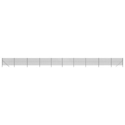 vidaXL Cerca de alambre gris antracita 1,4x25 m