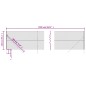 vidaXL Cerca de alambre gris antracita 1,4x25 m vidaXL Cerca de alambre gris antracita 1,4x25 m