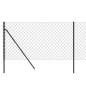 vidaXL Cerca de alambre gris antracita 1x25 m vidaXL Cerca de alambre gris antracita 1x25 m