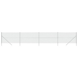 vidaXL Cerca de alambre plateado 1,4x10 m