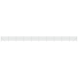 vidaXL Cerca de alambre plateado 2,2x25 m