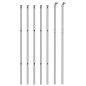 vidaXL Cerca de alambre plateado 1x10 m vidaXL Cerca de alambre plateado 1x10 m