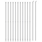 vidaXL Cerca de alambre con brida plateada 1,4x25 m vidaXL Cerca de alambre con brida plateada 1,4x25 m