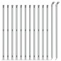vidaXL Cerca de alambre con brida plateada 1x25 m vidaXL Cerca de alambre con brida plateada 1x25 m