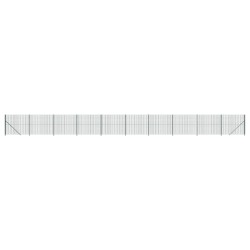 vidaXL Cerca de alambre con brida verde 1,4x25 m