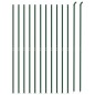 vidaXL Cerca de alambre con brida verde 1,1x25 m vidaXL Cerca de alambre con brida verde 1,1x25 m