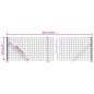 vidaXL Cerca de alambre con brida verde 1,1x25 m vidaXL Cerca de alambre con brida verde 1,1x25 m