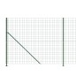 vidaXL Cerca de alambre con brida verde 2x25 m vidaXL Cerca de alambre con brida verde 2x25 m