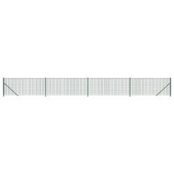 vidaXL Cerca de alambre con brida verde 0,8x10 m
