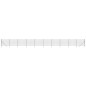 vidaXL Cerca de alambre de acero galvanizado gris antracita 1,8x25 m