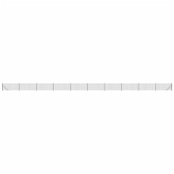 vidaXL Cerca de alambre con brida gris antracita 0,8x25 m