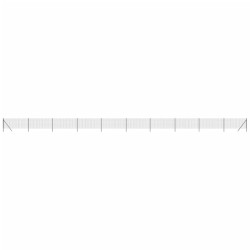 vidaXL Cerca de alambre de acero galvanizado gris antracita 0,8x25 m
