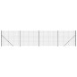 vidaXL Cerca de alambre con brida gris antracita 2x10 m vidaXL Cerca de alambre con brida gris antracita 2x10 m