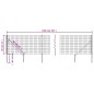 vidaXL Cerca de alambre con pinchos de anclaje gris antracita 0,8x10 m vidaXL Cerca de alambre con pinchos de anclaje gris antracita 0,8x10 m