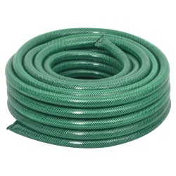 vidaXL Manguera de jardín PVC verde 23,5 mm 100 m