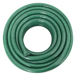 vidaXL Manguera de jardín PVC verde 23,5 mm 100 m