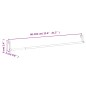 vidaXL Rieles de cortina 2 uds aluminio blanco y plateado 60-105 cm vidaXL Rieles de cortina 2 uds aluminio blanco y plateado 60-105 cm