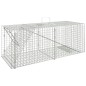vidaXL Trampa para animales hierro galvanizado 64,5x25x26,5 cm vidaXL Trampa para animales hierro galvanizado 64,5x25x26,5 cm