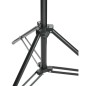vidaXL Sistema de soporte de fondo telescópico + fondo blanco 3x5 m vidaXL Sistema de soporte de fondo telescópico + fondo blanco 3x5 m