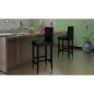 vidaXL Taburetes de bar 6 unidades de cuero artificial negro vidaXL Taburetes de bar 6 unidades de cuero artificial negro