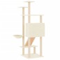 vidaXL Rascador para gatos con postes de sisal crema 153 cm vidaXL Rascador para gatos con postes de sisal crema 153 cm
