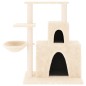 vidaXL Rascador para gatos con postes de sisal color crema 83 cm vidaXL Rascador para gatos con postes de sisal color crema 83 cm
