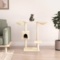 vidaXL Rascador para gatos con postes para rascar color crema 82 cm vidaXL Rascador para gatos con postes para rascar color crema 82 cm