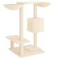 vidaXL Rascador para gatos con postes para rascar color crema 82 cm vidaXL Rascador para gatos con postes para rascar color crema 82 cm