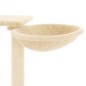 vidaXL Rascador para gatos con postes para rascar color crema 82 cm vidaXL Rascador para gatos con postes para rascar color crema 82 cm