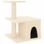 vidaXL Rascador para gatos con postes de sisal color crema 48 cm vidaXL Rascador para gatos con postes de sisal color crema 48 cm