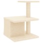 vidaXL Rascador para gatos con postes de sisal color crema 48 cm vidaXL Rascador para gatos con postes de sisal color crema 48 cm
