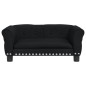 vidaXL Cama para perros de terciopelo negra 70x45x30 cm vidaXL Cama para perros de terciopelo negra 70x45x30 cm