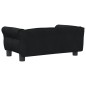 vidaXL Cama para perros de terciopelo negra 70x45x30 cm vidaXL Cama para perros de terciopelo negra 70x45x30 cm
