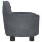 vidaXL Cama para perros de terciopelo gris oscuro 66x40x45 cm vidaXL Cama para perros de terciopelo gris oscuro 66x40x45 cm
