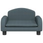 vidaXL Cama para perros de tela gris oscuro 50x40x30 cm vidaXL Cama para perros de tela gris oscuro 50x40x30 cm