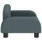 vidaXL Cama para perros de tela gris oscuro 50x40x30 cm vidaXL Cama para perros de tela gris oscuro 50x40x30 cm