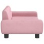 vidaXL Cama para perros de terciopelo rosa 70x45x33 cm vidaXL Cama para perros de terciopelo rosa 70x45x33 cm