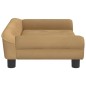vidaXL Cama para perros de terciopelo marrón 70x48x22 cm vidaXL Cama para perros de terciopelo marrón 70x48x22 cm