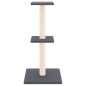 vidaXL Rascador para gatos con postes de sisal gris oscuro 73 cm vidaXL Rascador para gatos con postes de sisal gris oscuro 73 cm